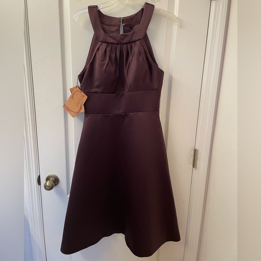 JenJen House Size 6 Chocolate bridesmaid Dress.